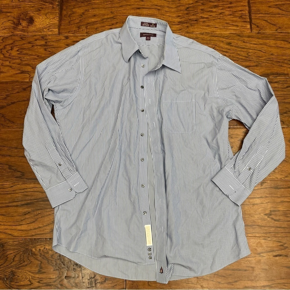 Men’s Nordstrom striped button down shirt